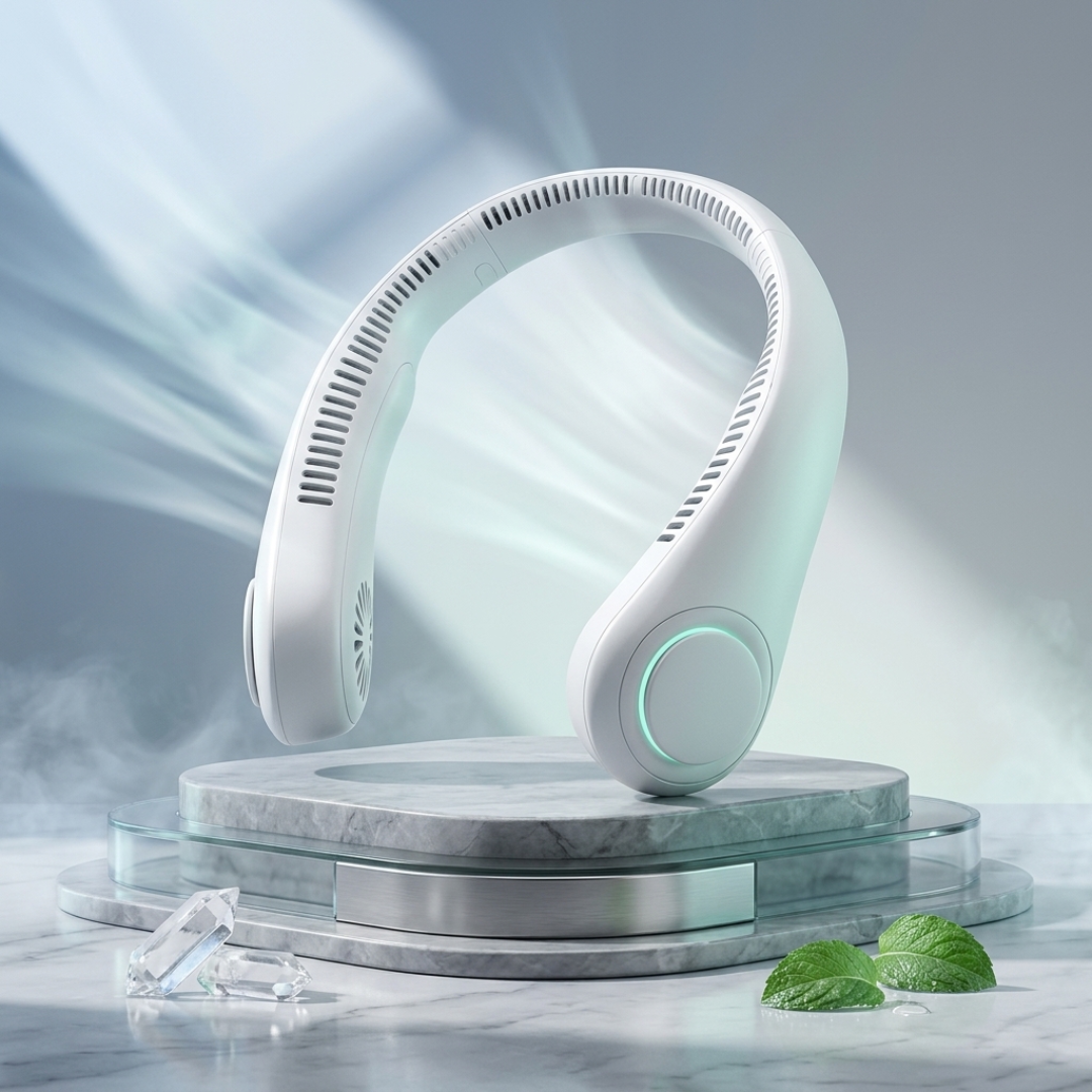 Portable Neck Fan | Bladeless, 16 Hour Battery
