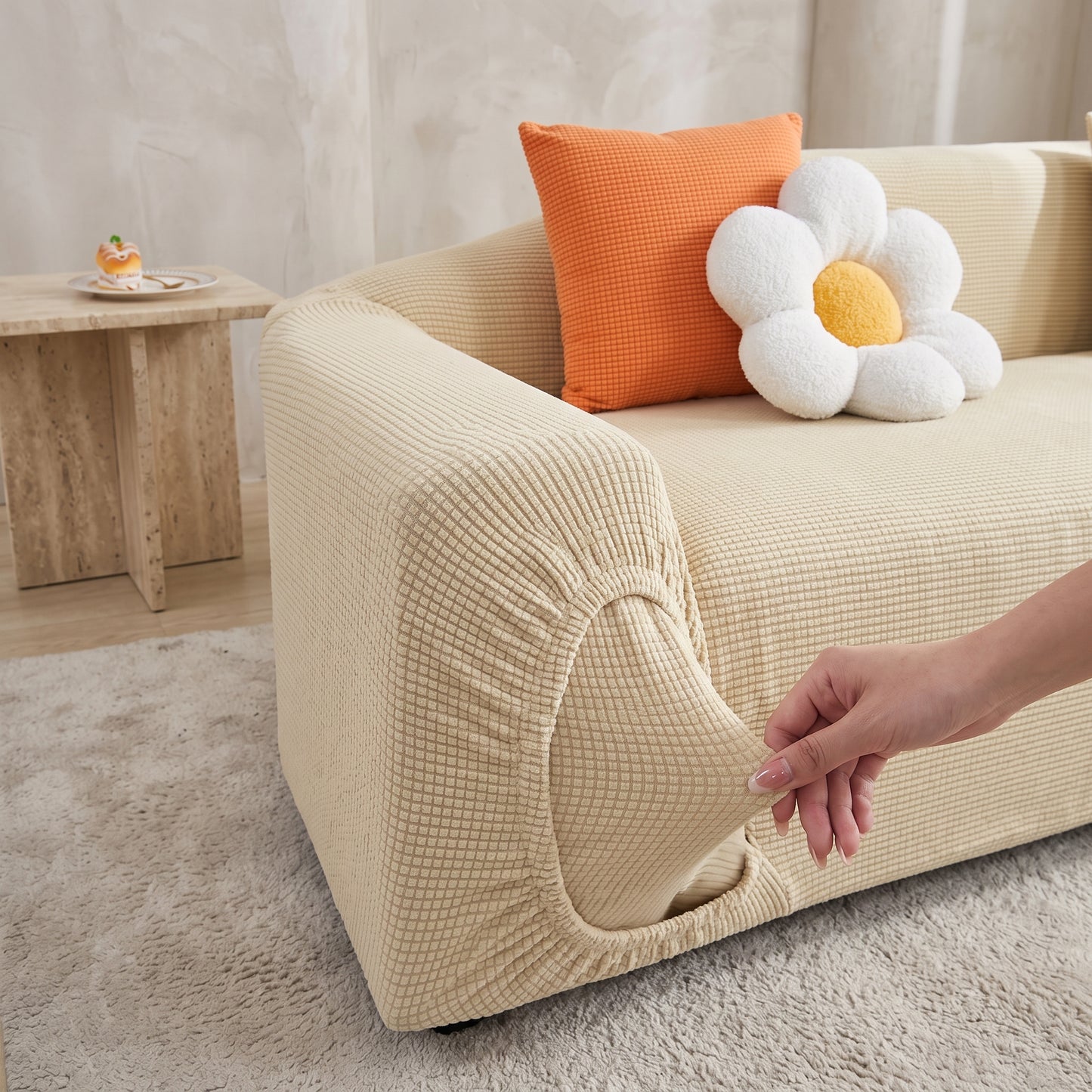Stretch Jacquard Sofa Cover