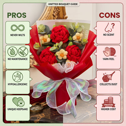 Crochet Flower Bouquet | Handmade Forever Flowers