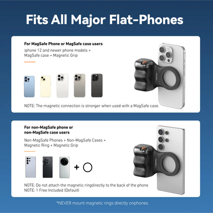 MagSafe Camera Grip | Bluetooth Shutter & Remote for iPhone
