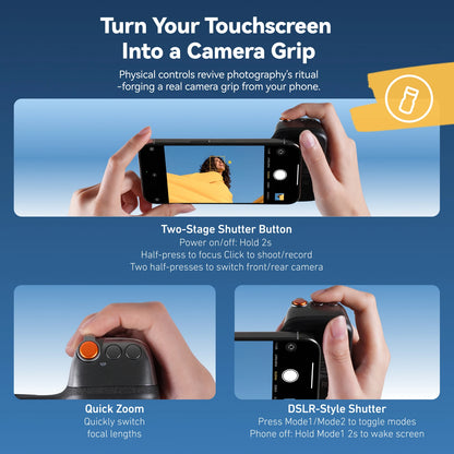 MagSafe Camera Grip | Bluetooth Shutter & Remote for iPhone