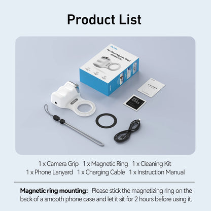 MagSafe Camera Grip | Bluetooth Shutter & Remote for iPhone