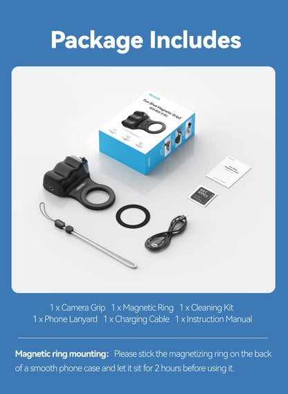 MagSafe Camera Grip | Bluetooth Shutter & Remote for iPhone