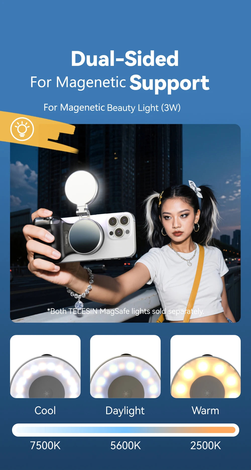 MagSafe Camera Grip | Bluetooth Shutter & Remote for iPhone