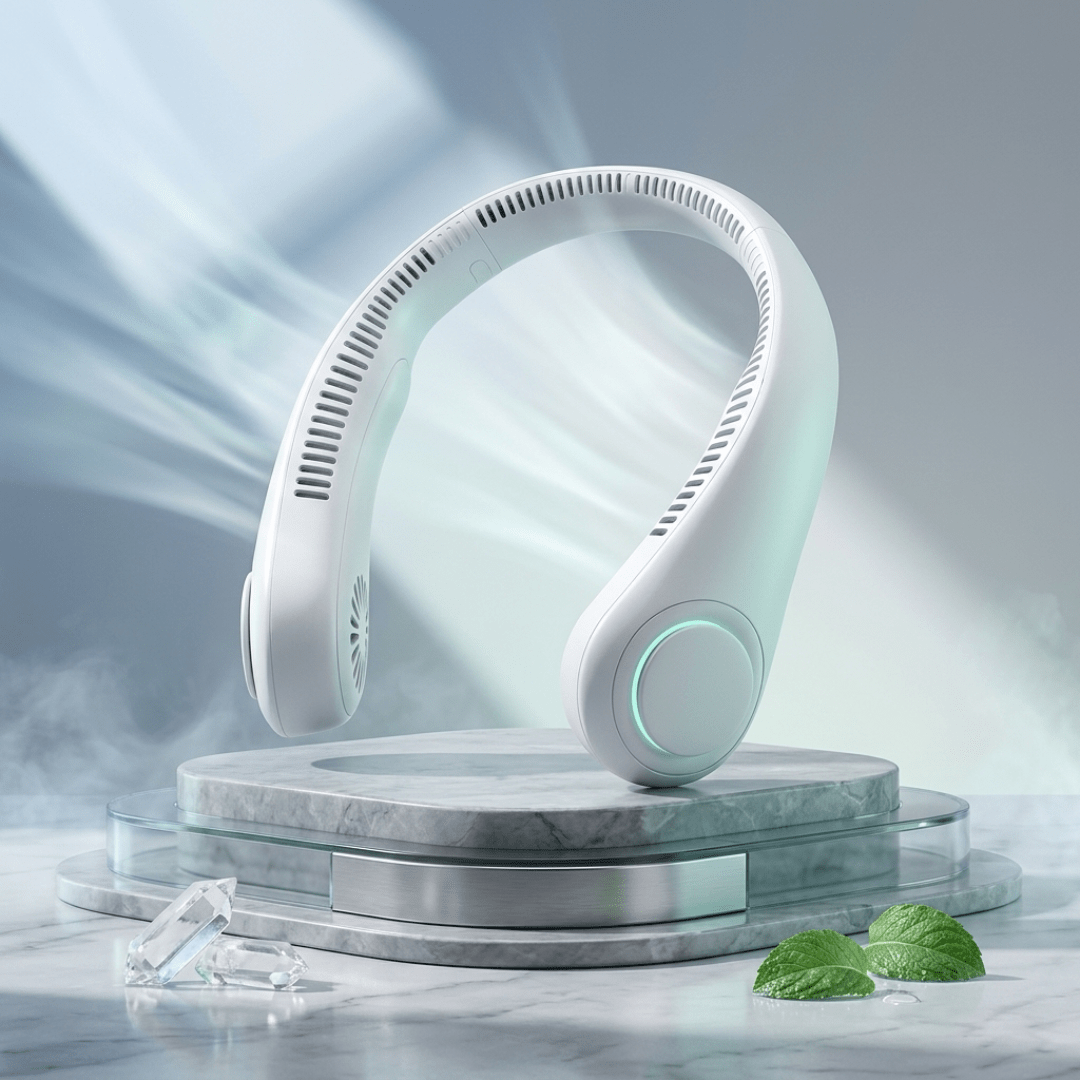 Bladeless Neck Fan | Hands-Free Cooling - Wexbury & Co.
