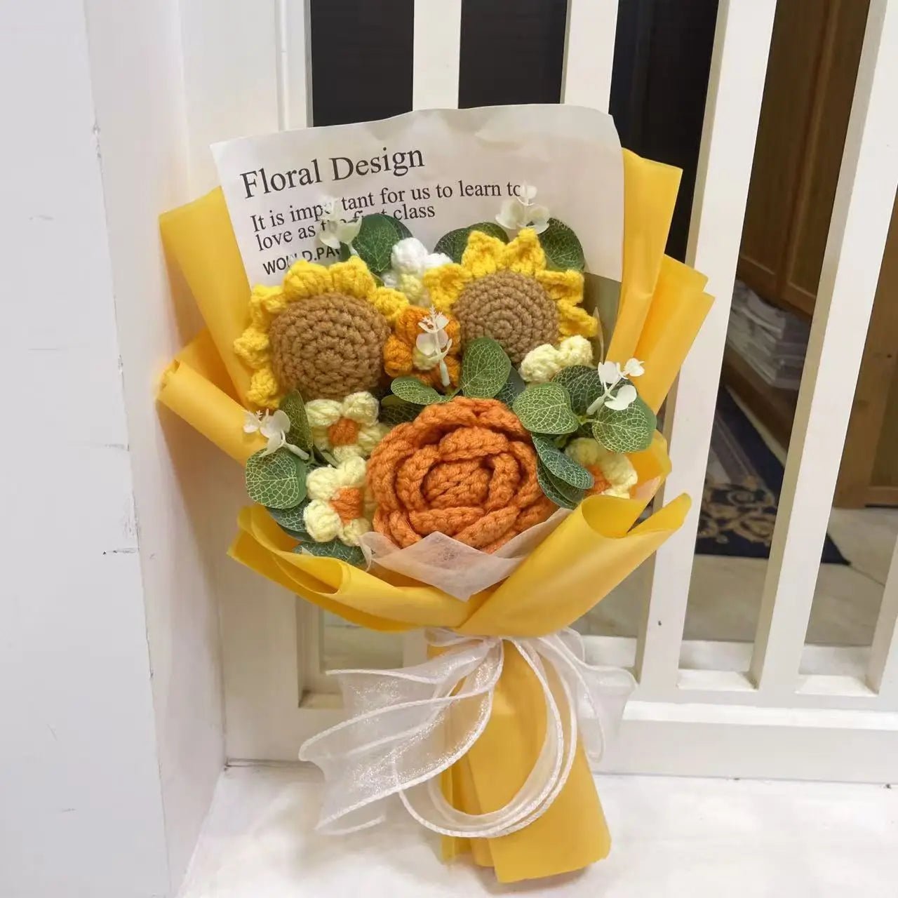 Freshly Knitted Bouquet Flowers Crochet - Happy Amazing