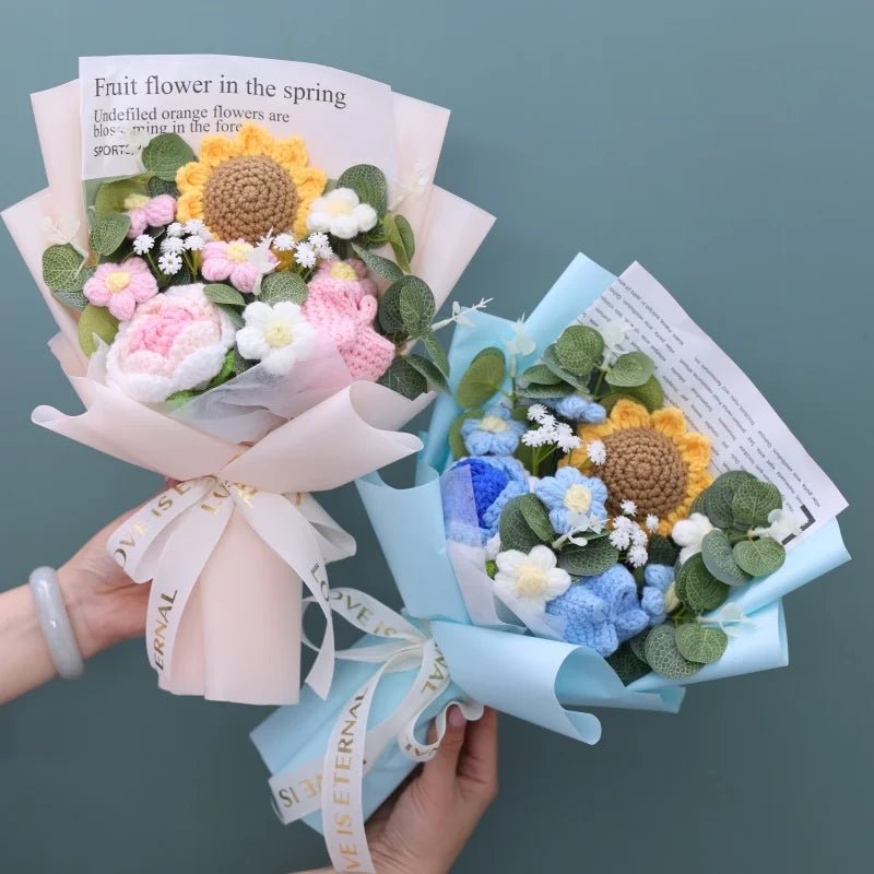 Freshly Knitted Bouquet Flowers Crochet - Happy Amazing