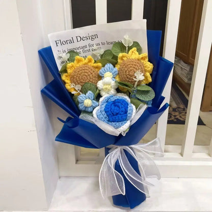 Freshly Knitted Bouquet Flowers Crochet - Happy Amazing
