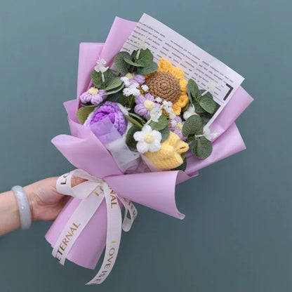 Freshly Knitted Bouquet Flowers Crochet - Happy Amazing