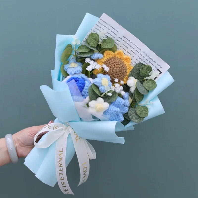 Freshly Knitted Bouquet Flowers Crochet - Happy Amazing