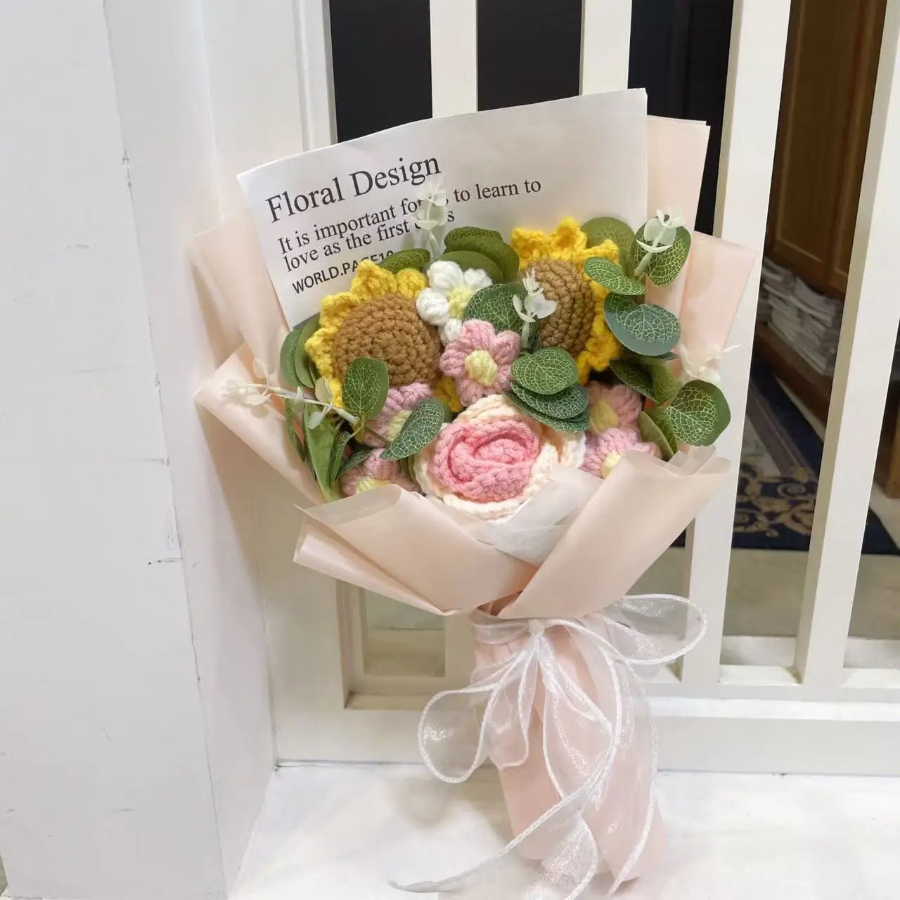 Freshly Knitted Bouquet Flowers Crochet - Happy Amazing